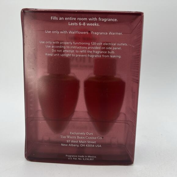 2 Bath & Body Works Wallflower Refills Spiced Cider Fragrance White Barn - Picture 2 of 2